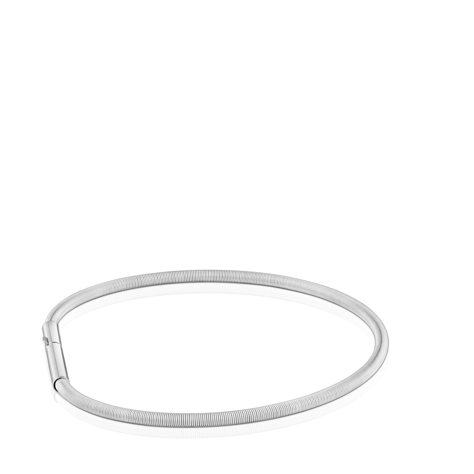 PULSERA ACERO TUBO MESH 2MM 16,5CM - 2