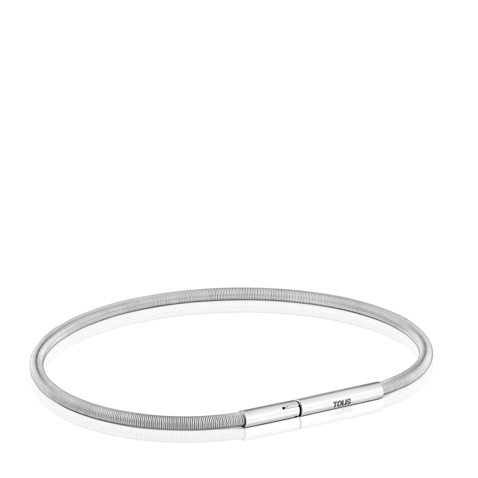 PULSERA ACERO TUBO MESH 2MM 16,5CM - 3