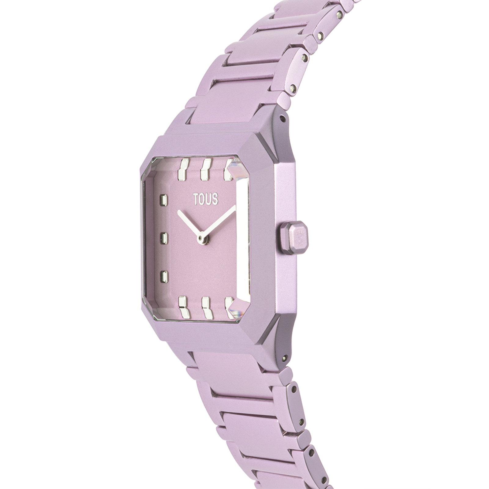 Ripley - RELOJ ALUMINIO/ACERO ROSA BRAZALETE