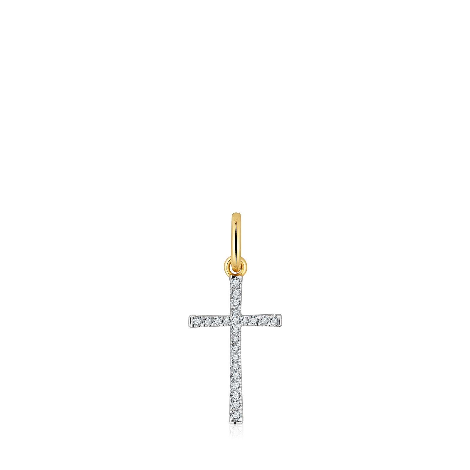 COLGANTE ORO 1ªLEY 0.06CT GH/SI DIAMANTE - 1