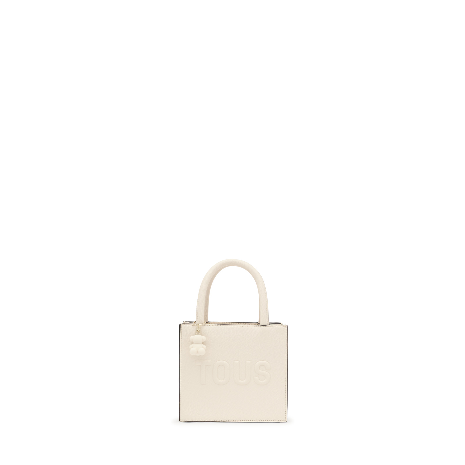 BOLSO MINI CUBE TOUS BRENDA BEIGE - 2