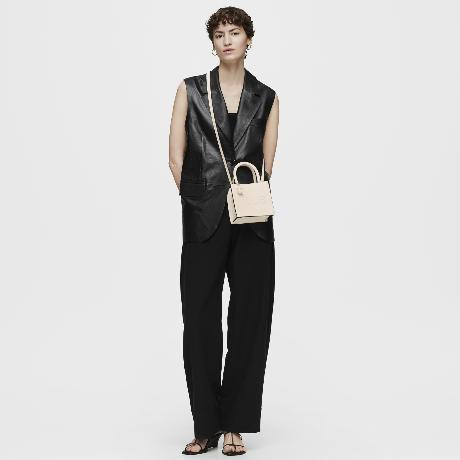 BOLSO MINI CUBE TOUS BRENDA BEIGE - 6