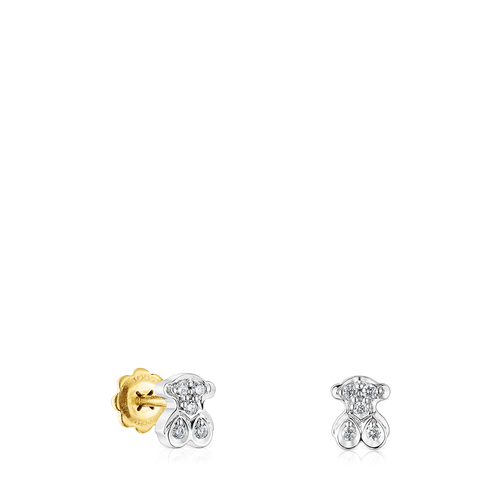 ARETES ORO1 LEY 0.07CT H/SI DIAMANTE - 1