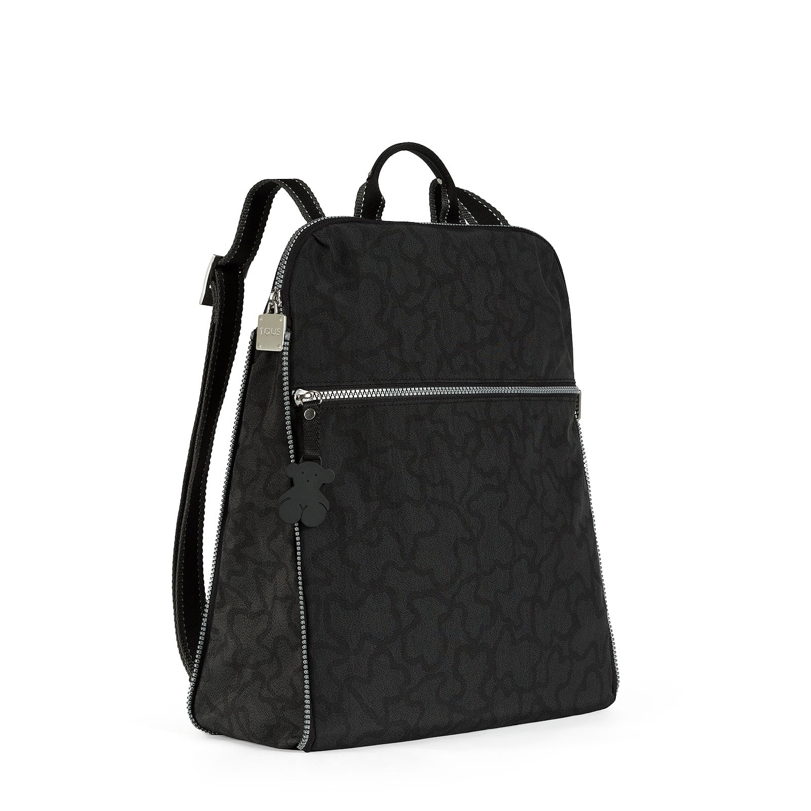 MOCHILA, NYLON, KN COLORES, ANTRACITA NEGRO - 2