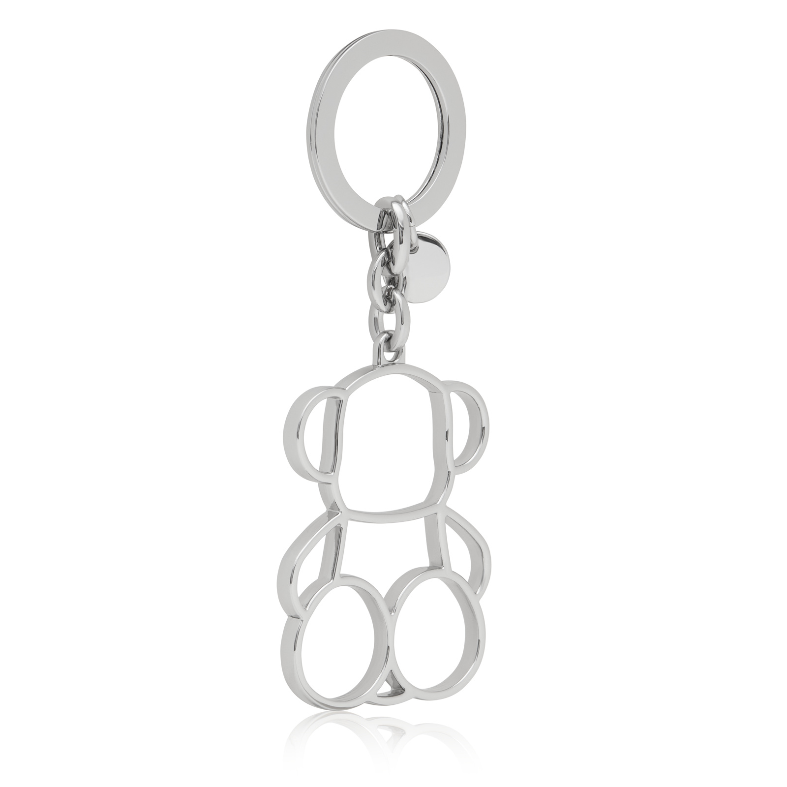 LLAVERO SILHOUTTE BOLD BEAR PLATEADO - 2