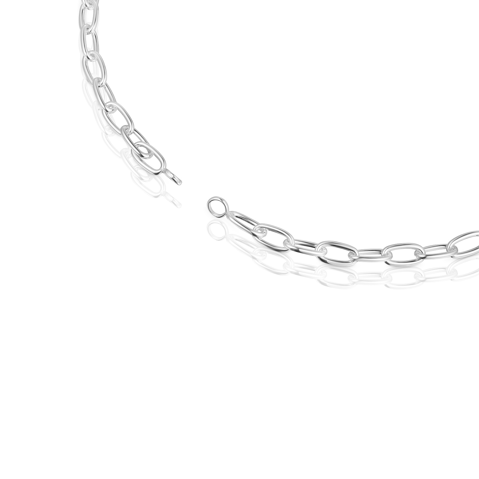 CADENA TOUS PLATA 1ªLEY XL HOLD 48CM - 2