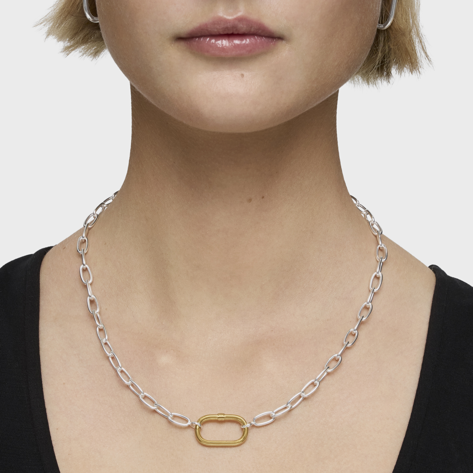 CADENA TOUS PLATA 1ªLEY XL HOLD 48CM - 5