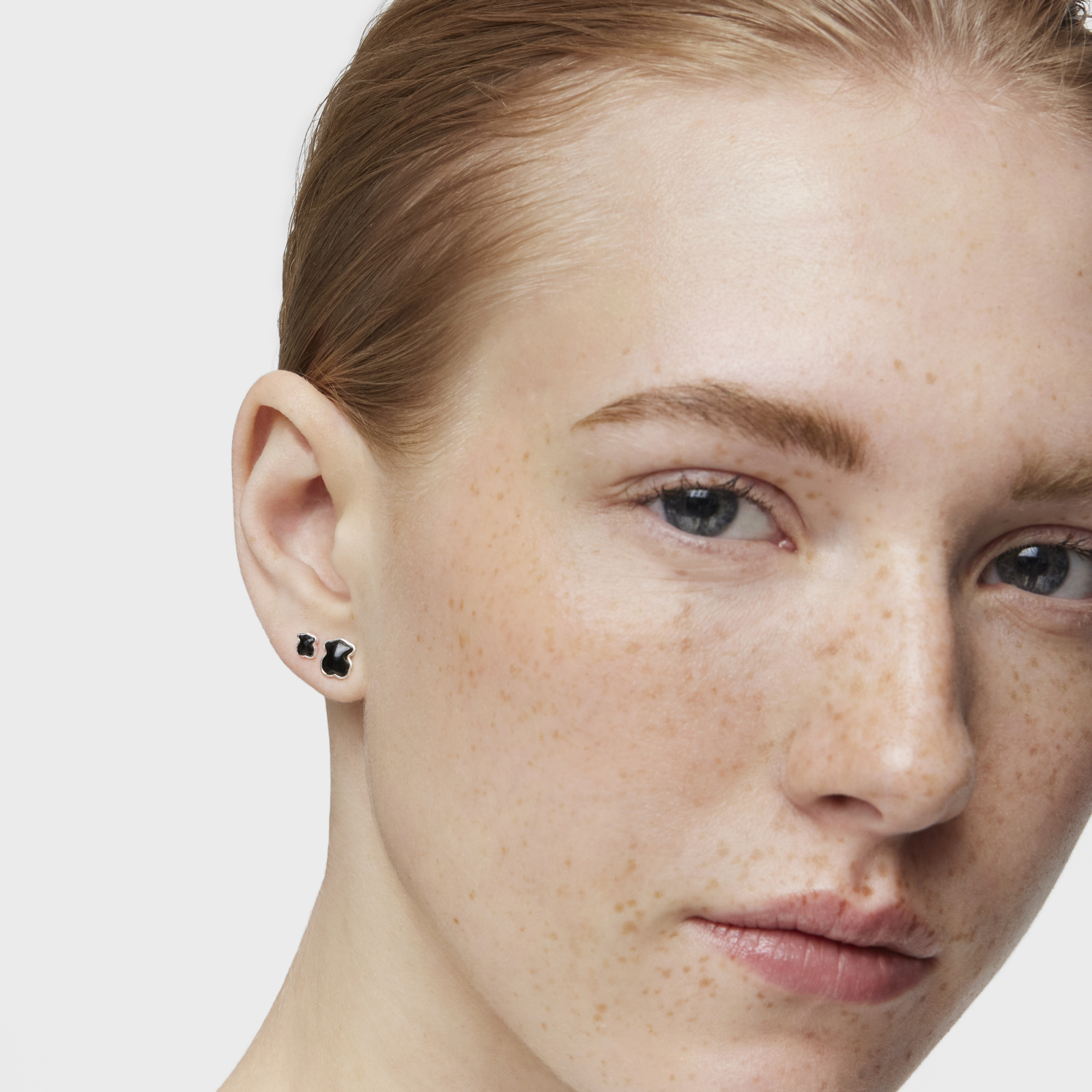 PENDIENTES TOUS PLATA 1 LEY ONIX GEMAS - 7