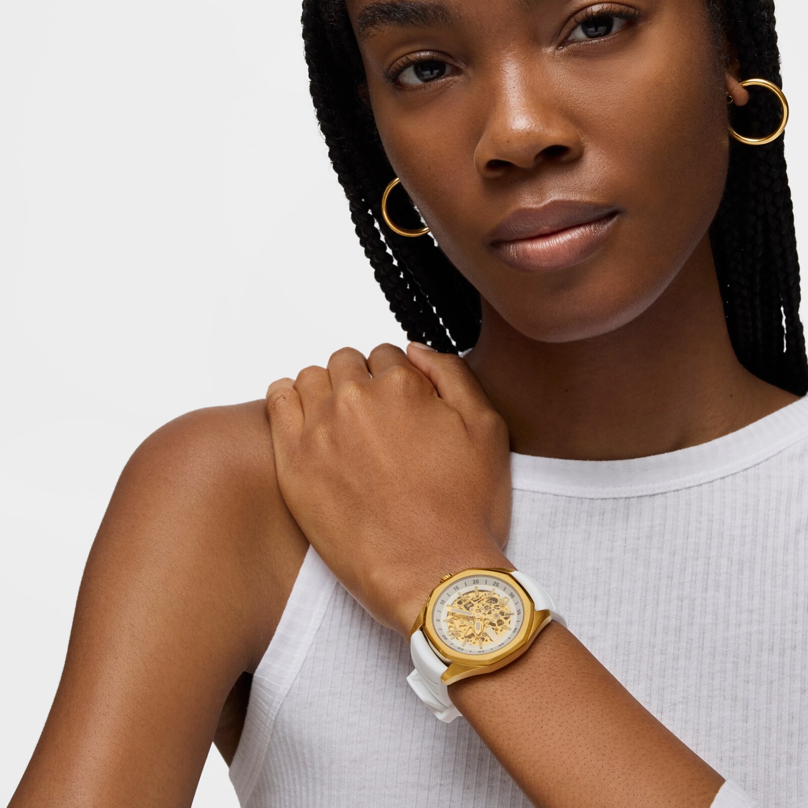 RELOJ TOUS MUJER ACERO IP DORADO AUTOMATICO CORREA - 6