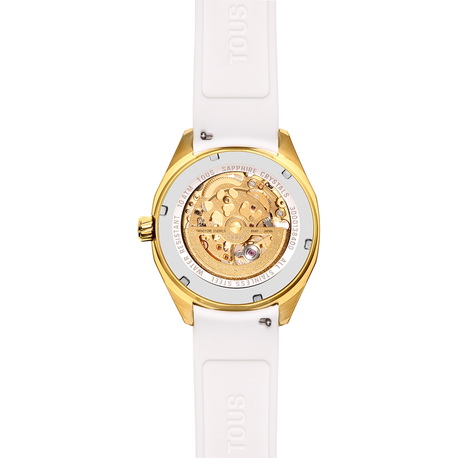 RELOJ TOUS MUJER ACERO IP DORADO AUTOMATICO CORREA - 9