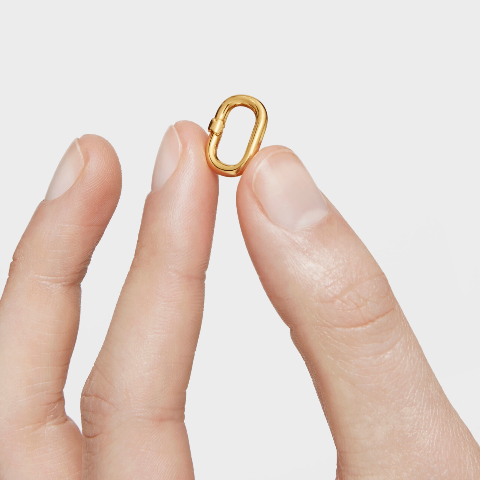 COLGANTE TOUS ANILLA 1ªLEY BAÑO ORO OVAL 15MM PLATA - 7
