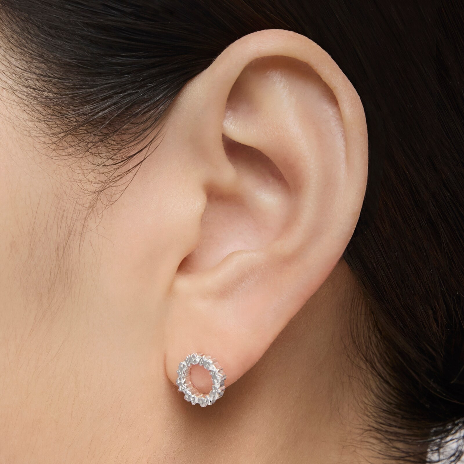 PENDIENTES PLATA 1 LEY 10MM - 6
