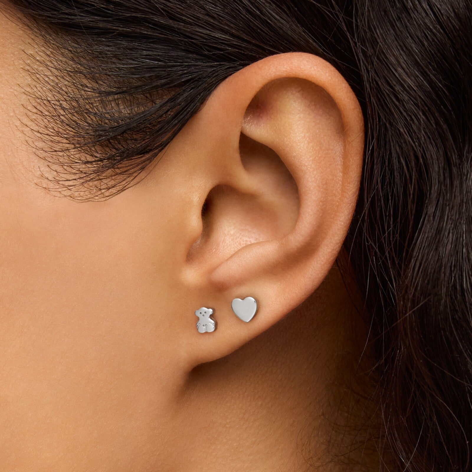 PACK DE PENDIENTES DE PLATA TOUS BASICS - 5
