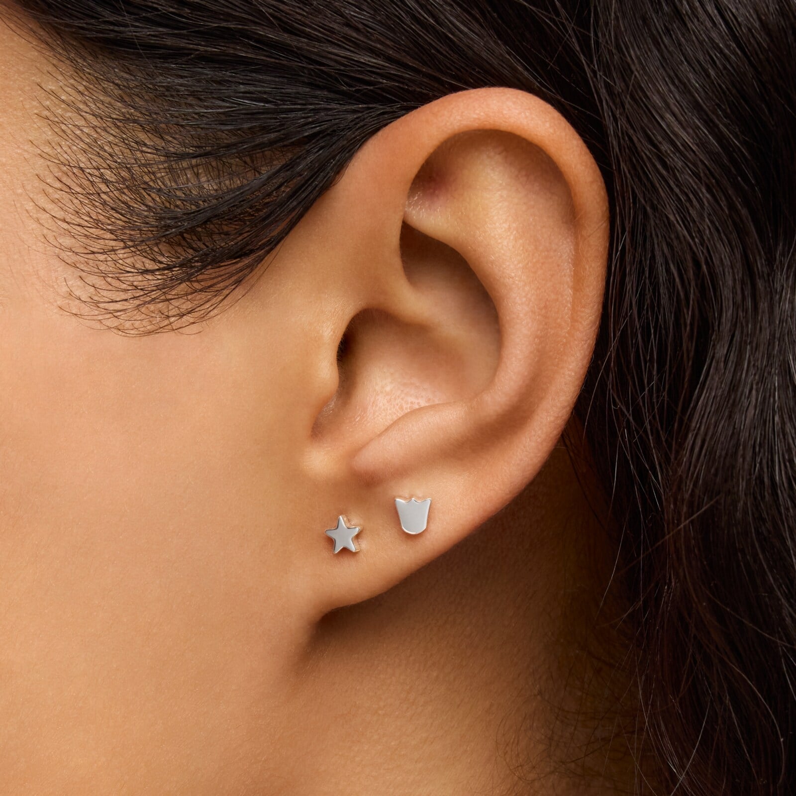 PACK DE PENDIENTES DE PLATA TOUS BASICS - 6