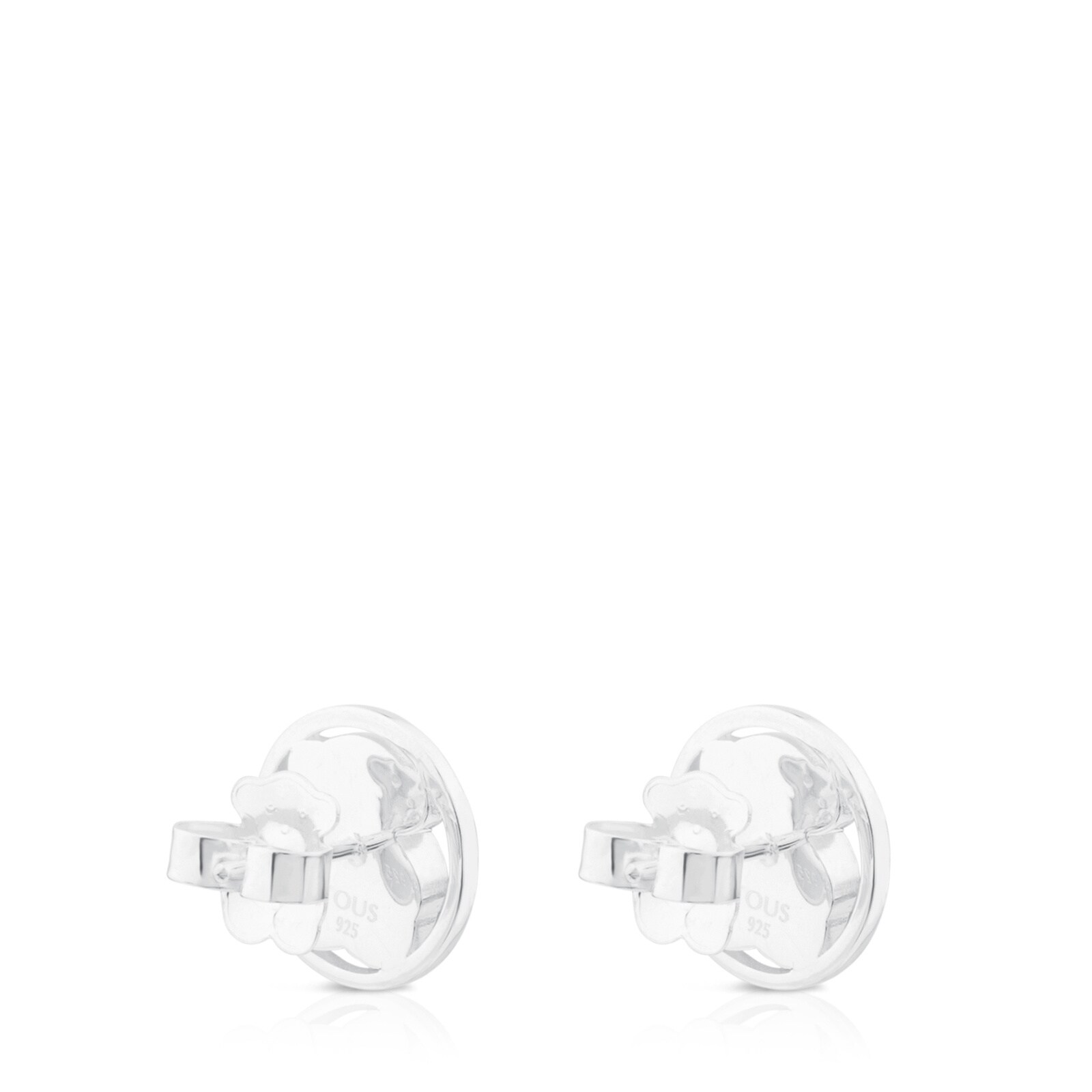ARETES PLATA CUARZO GEMAS - 3