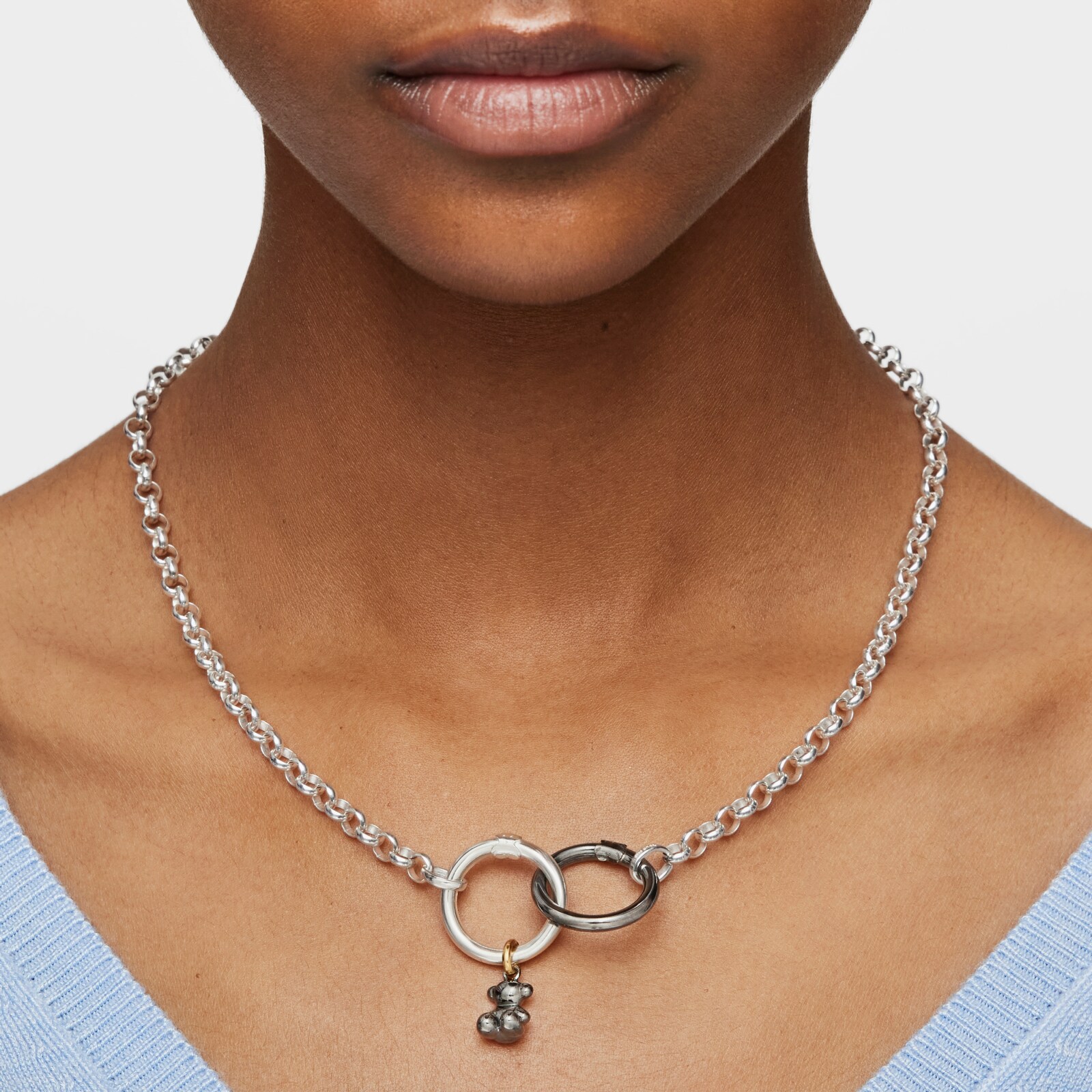 COLLAR PLATA42CM - 8