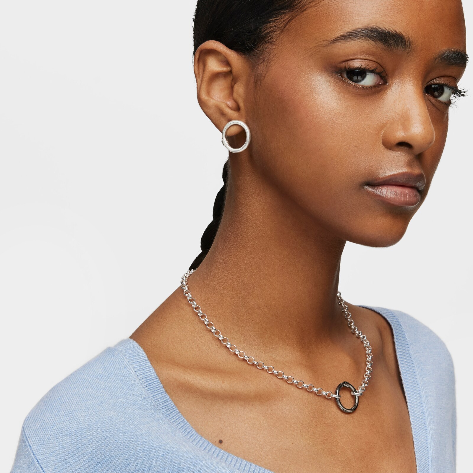 COLLAR PLATA42CM - 9