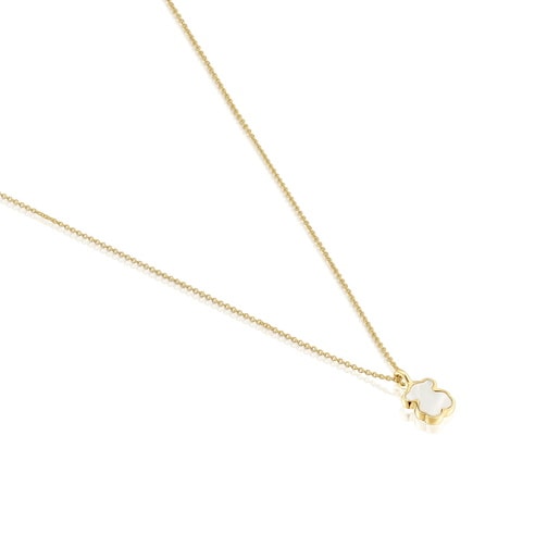 COLLAR DE ORO 14KT OSO NACAR - 3