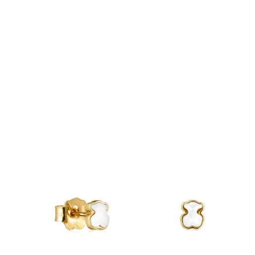 ARETES DE ORO Y NÁCAR GLORY - 1