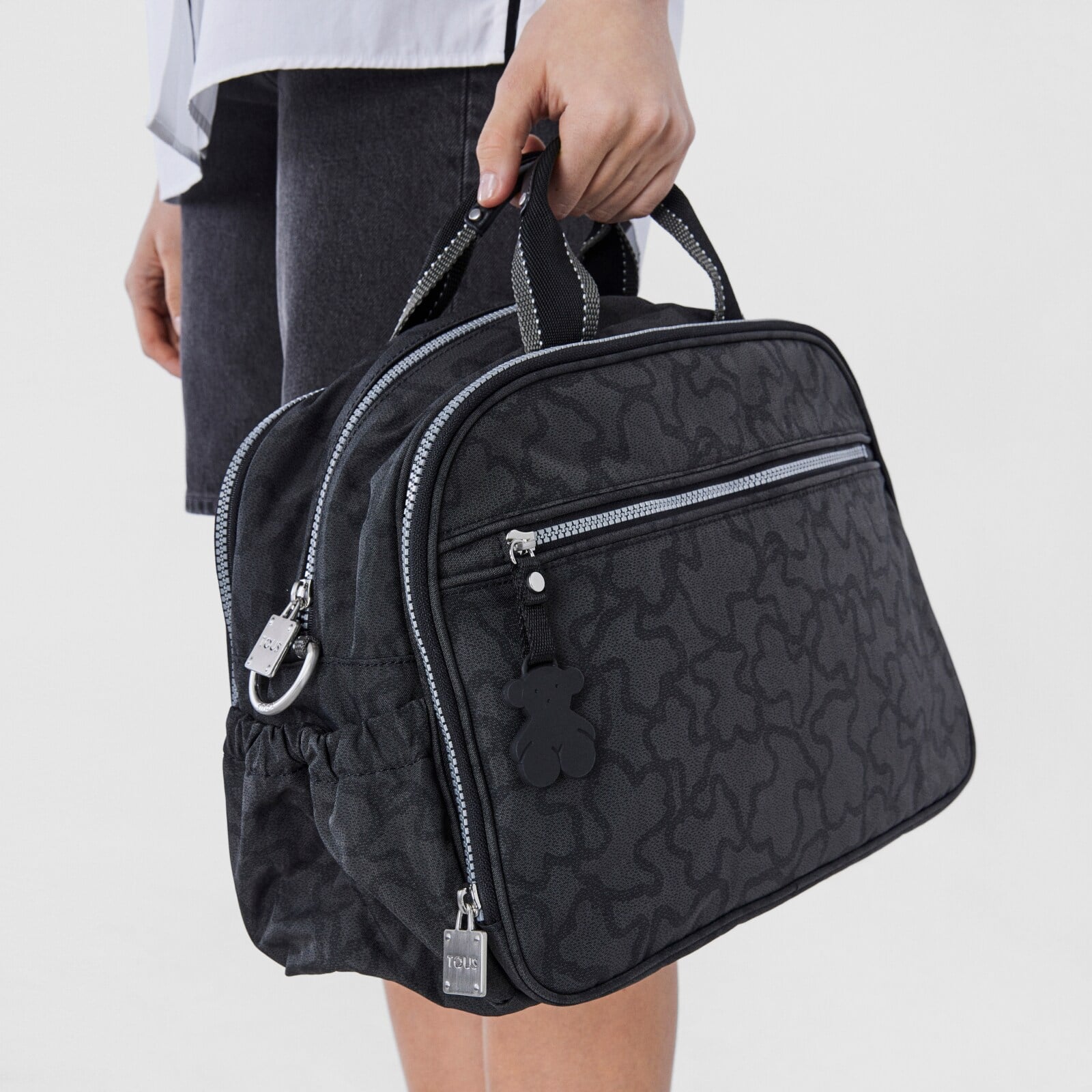 BOLSA DE BEBÉ KAOS NEW COLORES EN COLOR ANTRACITA-NEGRO - 5
