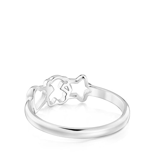 ANILLO PLATA TOUS MOTIVOS TALLA 12 - 2
