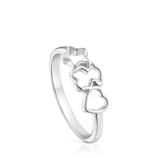 ANILLO PLATA TOUS MOTIVOS TALLA 12 - 3
