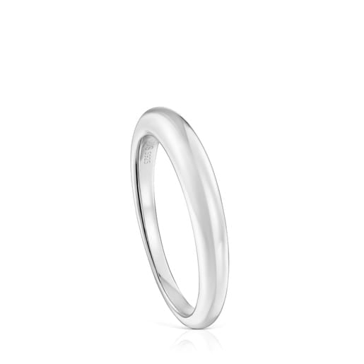 ANILLO DE PLATA LISO TOUS MOTIVOS TALLA 12 - 3