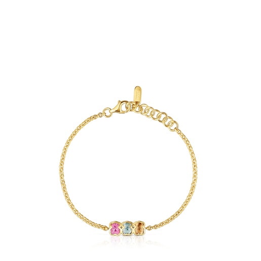 PULSERA DE PLATA ICON COLOR LGG - 1