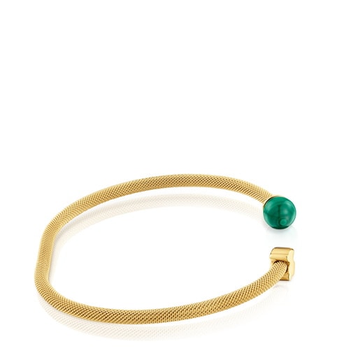 PULSERA DE PLATA GEMA ICON MESH - 1