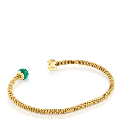 PULSERA DE PLATA GEMA ICON MESH - 2