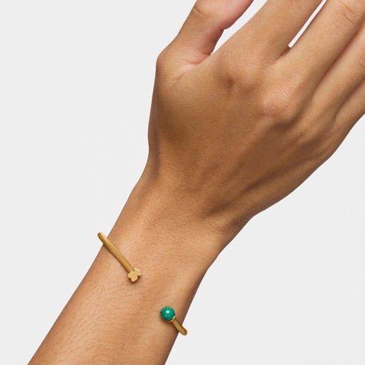 PULSERA DE PLATA GEMA ICON MESH - 4