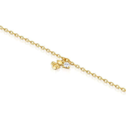 PULSERA BAÑADA EN ORO Y DIAMANTE - 2