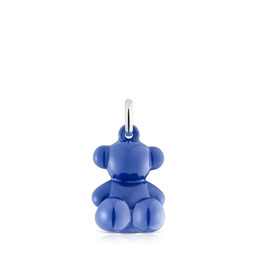 DIJE CERAMICA AZUL/PLATA 1ªLEY OSO - 3