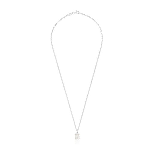 GARGANTILLA PLATA 1ªLEY OSO NACAR 10MM - 1