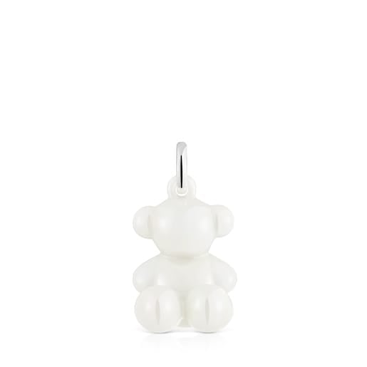DIJE CERAMICA BLNC/PLATA 1ªLEY OSO - 3