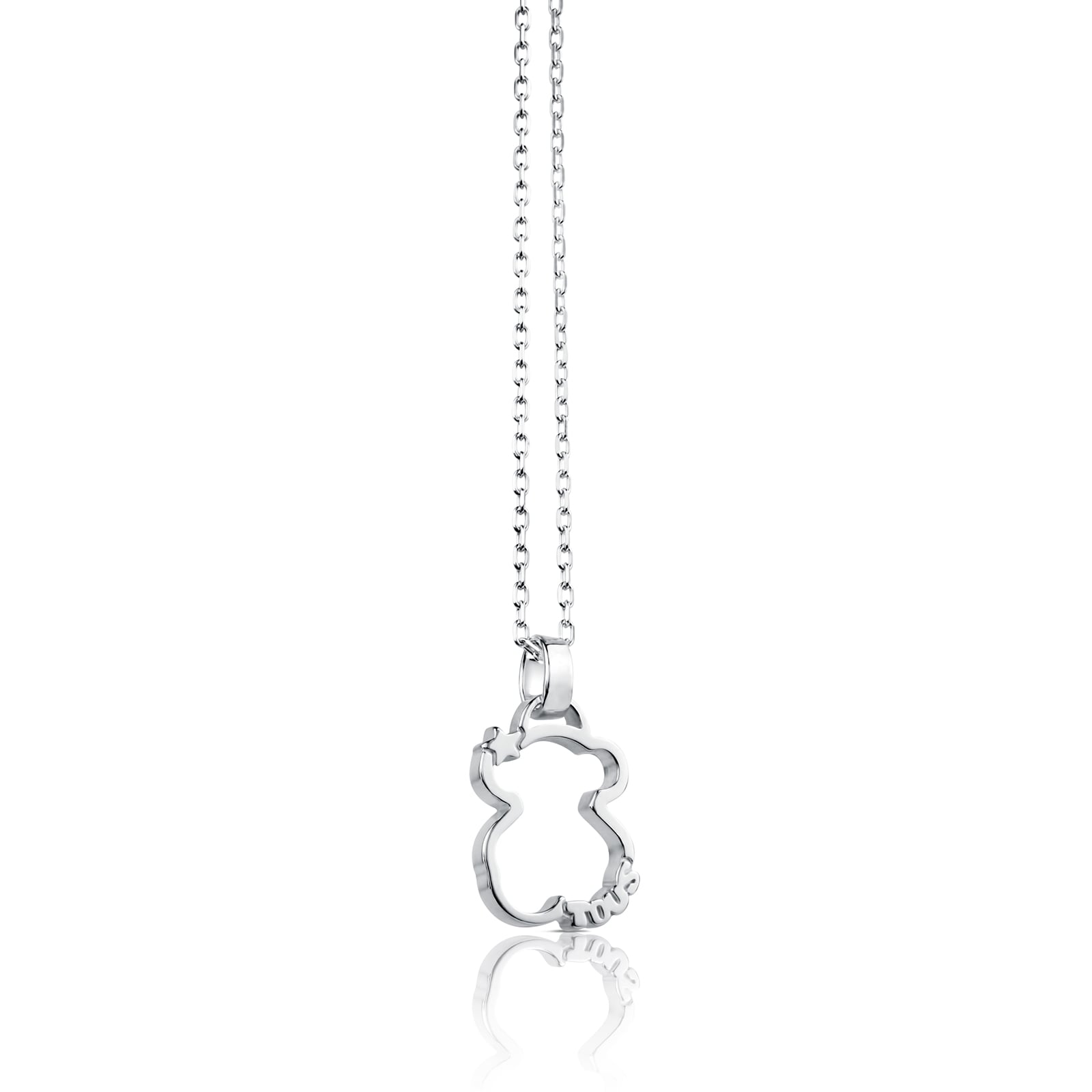 COLLAR DE PLATA SILUETA - 2