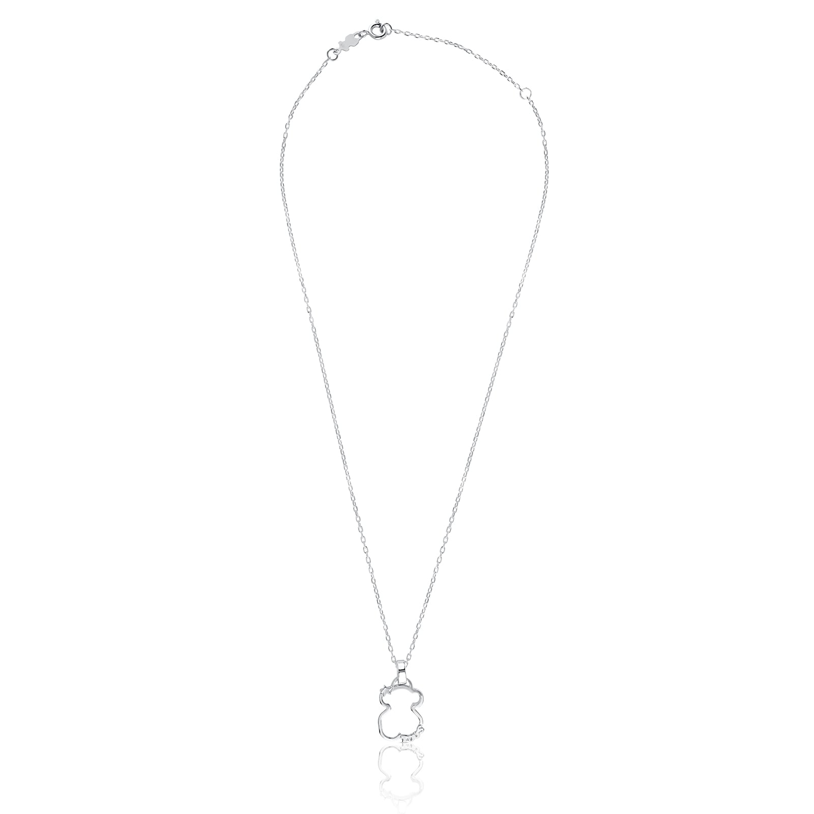 COLLAR DE PLATA SILUETA - 3
