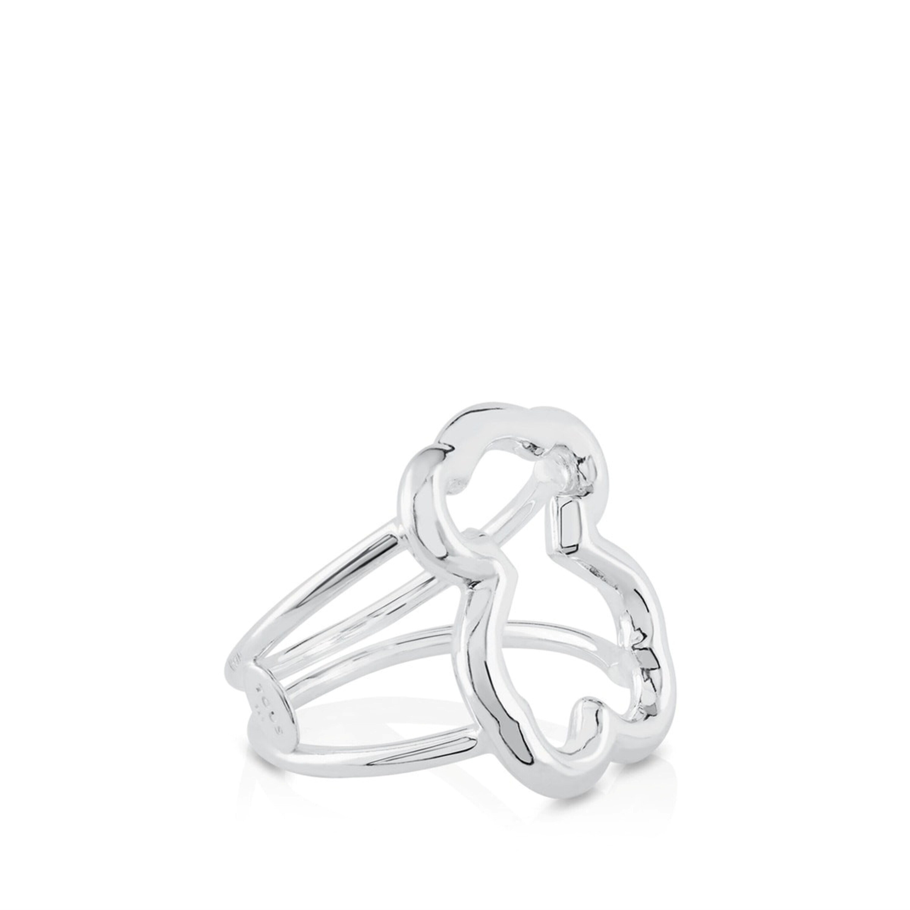 ANILLO DE PLATA MOTIVO SILUETA OSO  NEW CARRUSEL - 7