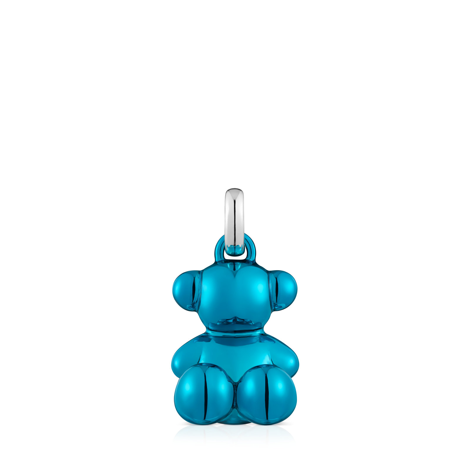 COLGANTE OSO DE ACERO EN COLOR AZUL BOLD BEAR - 1