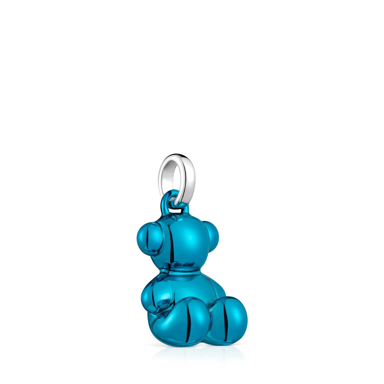 COLGANTE OSO DE ACERO EN COLOR AZUL BOLD BEAR - 2