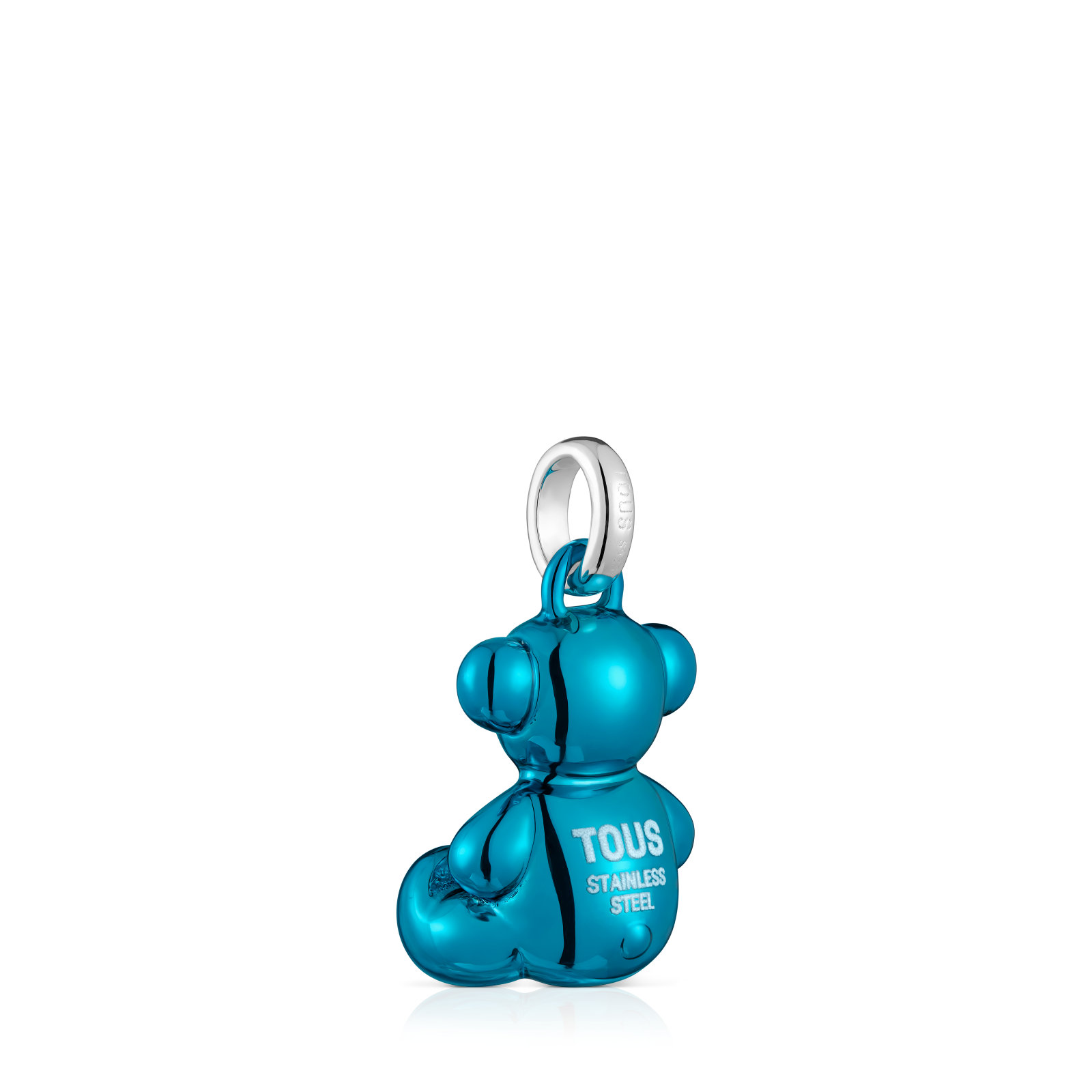 COLGANTE OSO DE ACERO EN COLOR AZUL BOLD BEAR - 3