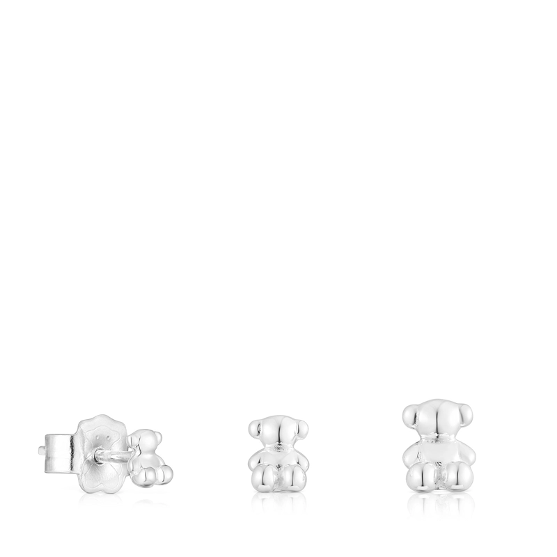 PACK DE PENDIENTES DE PLATA OSO BOLD BEAR - 1
