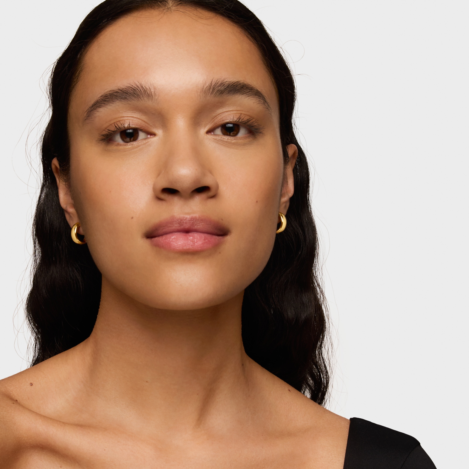 ARETES CON BAÑO DE ORO 18 KT SOBRE PLATA TOUS BASICS - 7