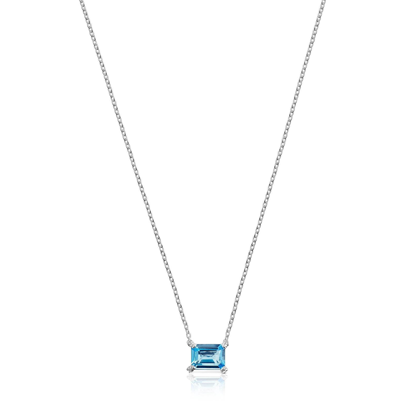 COLLAR DE PLATA Y TOPACIO COLOR PILLS - 1