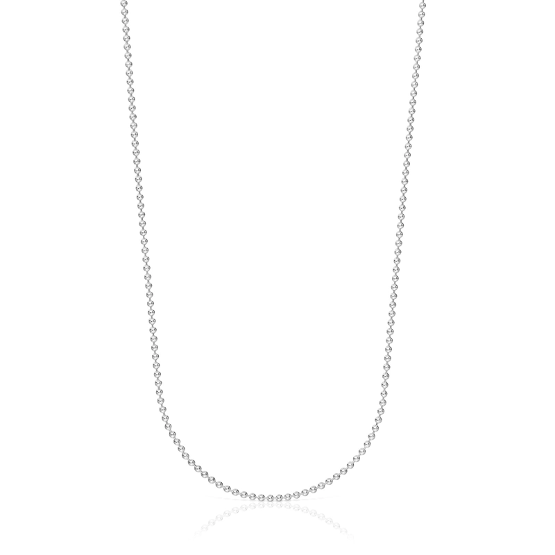 GARGANTILLA DE PLATA CON BOLAS 60 CM TOUS BASICS - 1