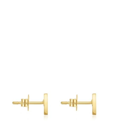 ARETES CORAZÓN DE ORO Y MALAQUITA - 1