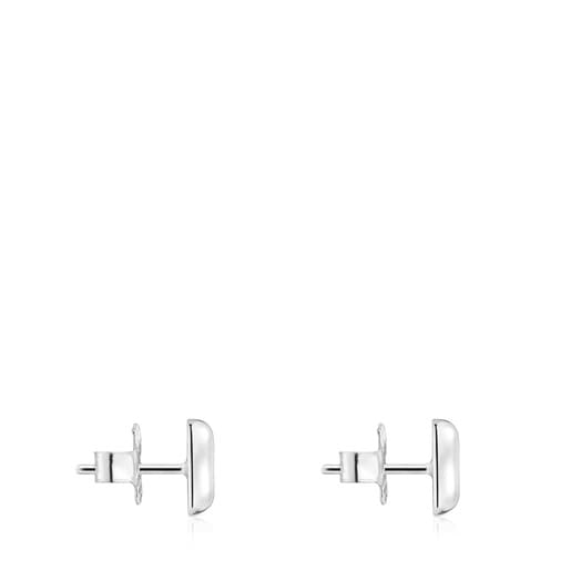 ARETES LAZO PLATA 15MM - 1