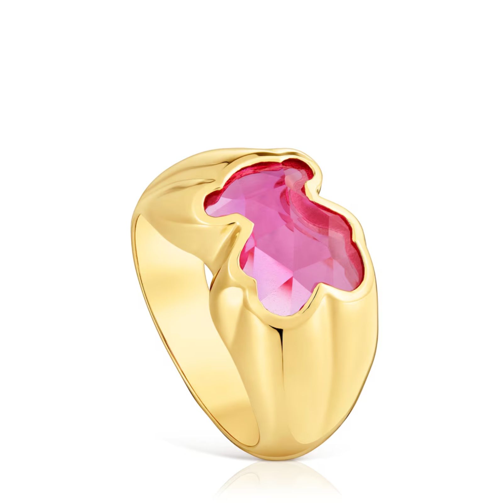 ANILLO BAÑO DE ORO 18KT ICON COLOR LGG - 1