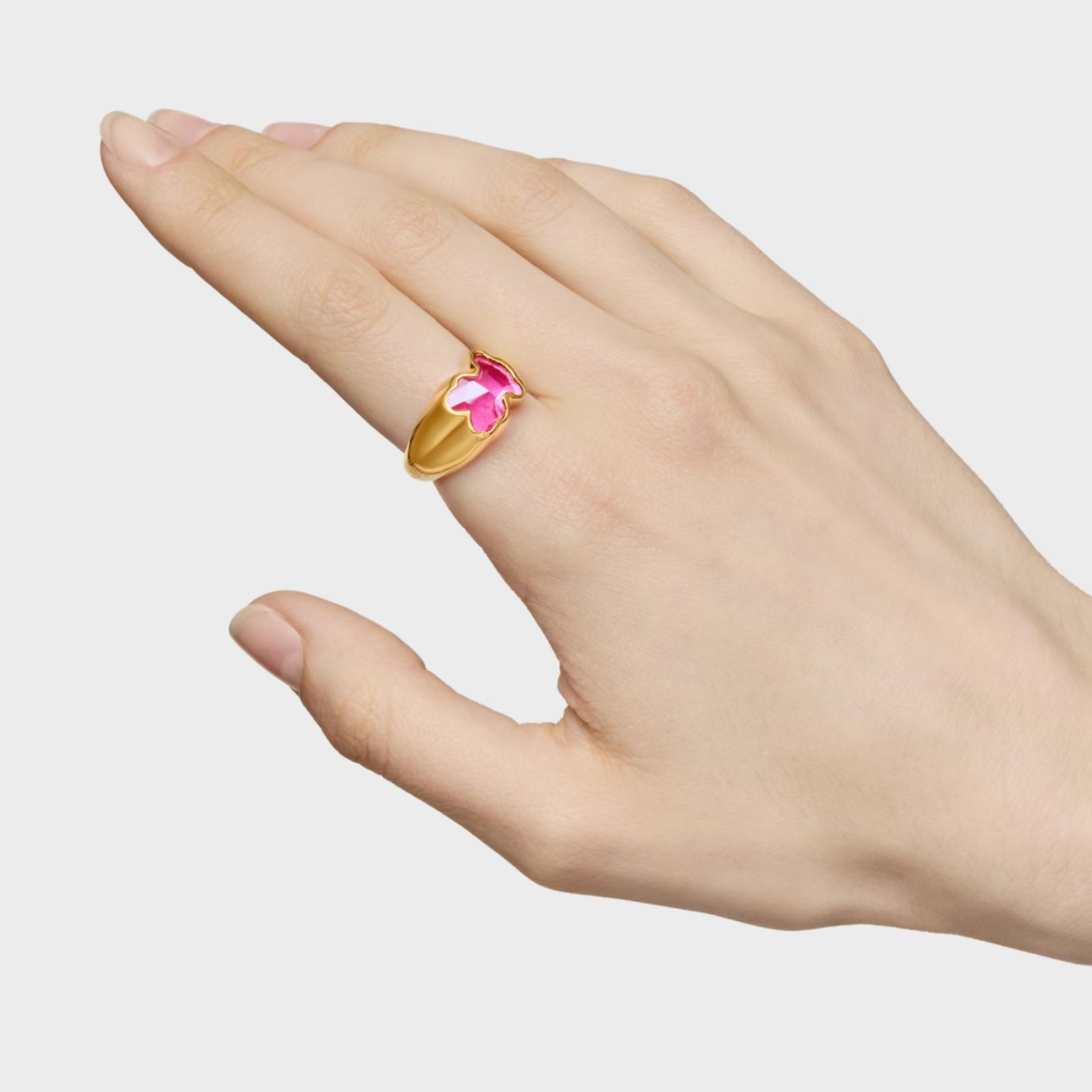 ANILLO BAÑO DE ORO 18KT ICON COLOR LGG - 4