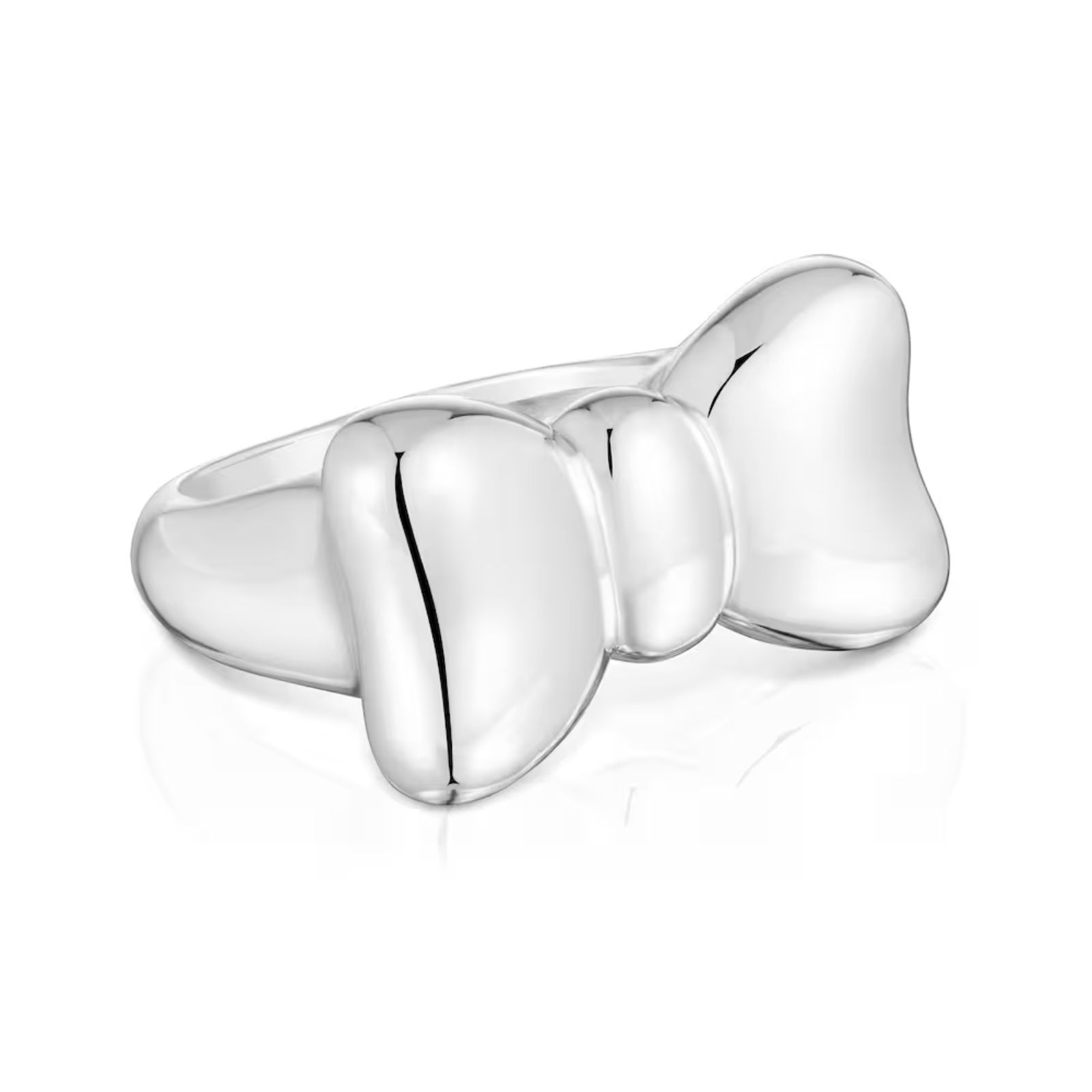 ANILLO PLATA LAZO 25MM - 2